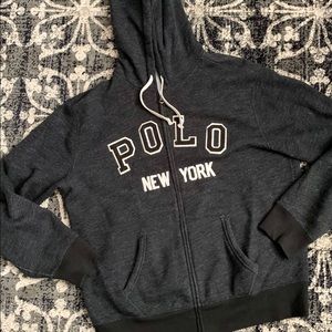 Polo zip hoodie